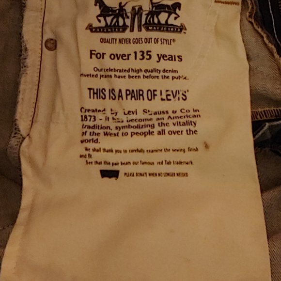 LEVI'S MODISH 506 JEANS 30/34 - Picture 6 of 6